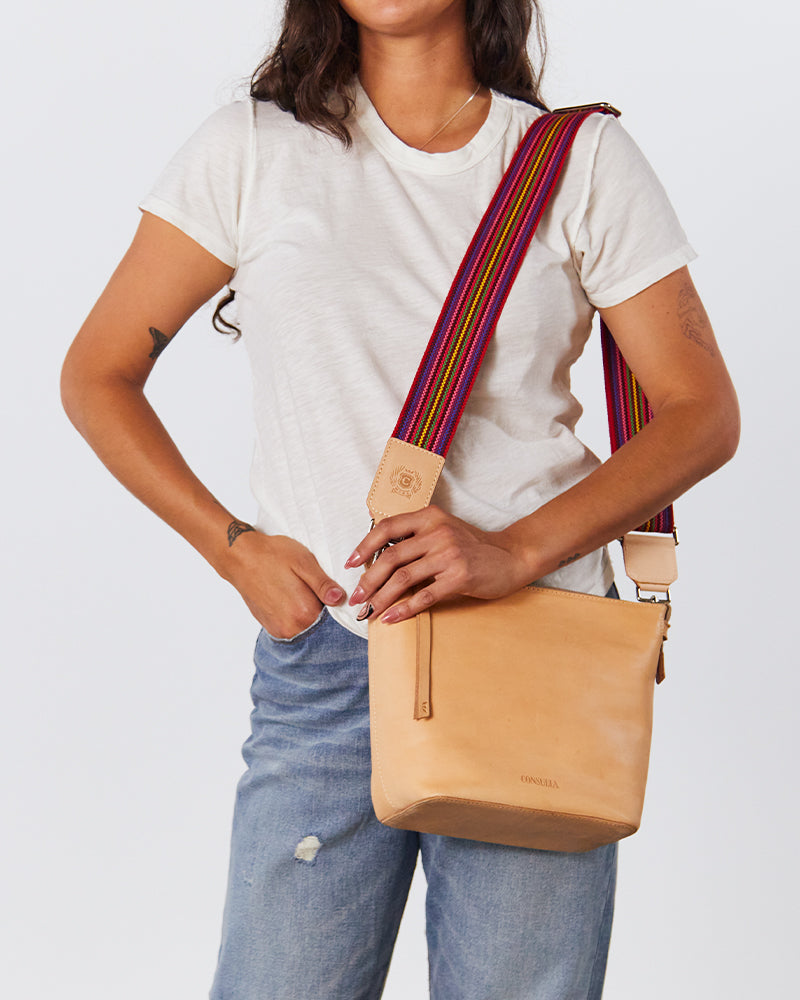 Pink Webbing Crossbody Strap - Image 3
