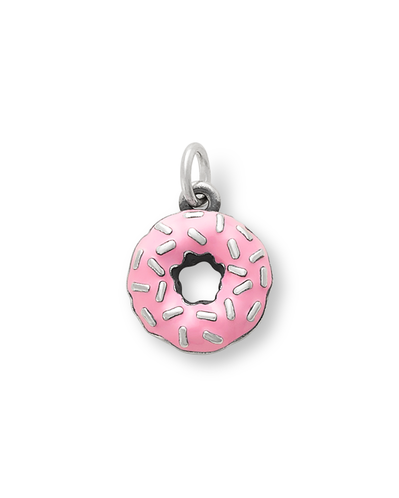 Enamel Frosted Donut Charm