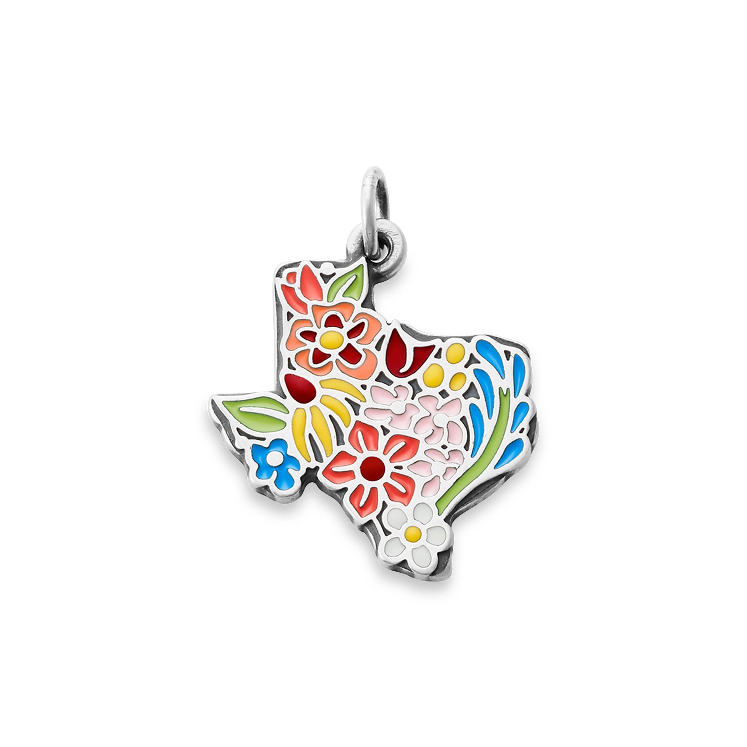 Enamel Texas Wildflower Charm - Image 2