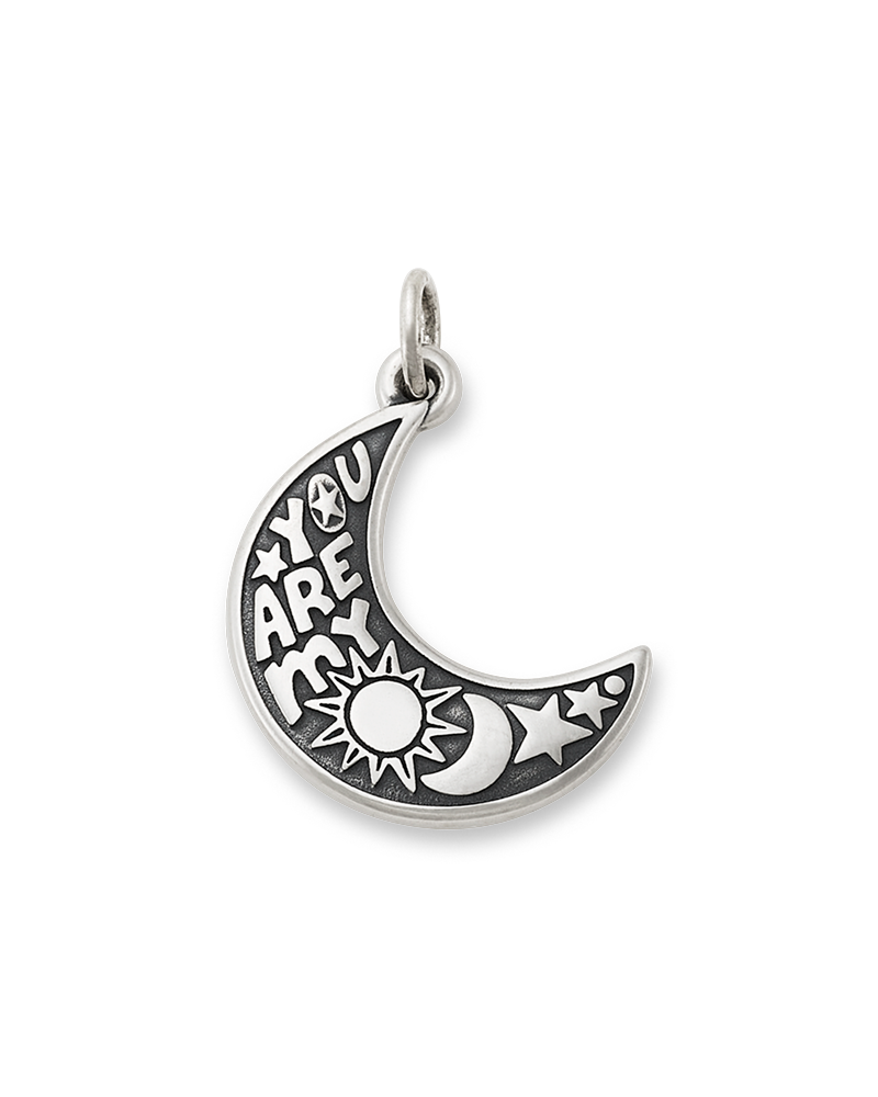 You are My Sun. Moon & Stars Charm