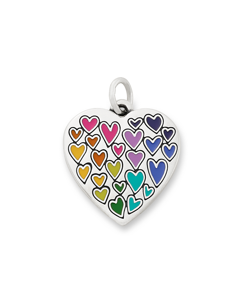 Full of Love Enamel Heart Charm