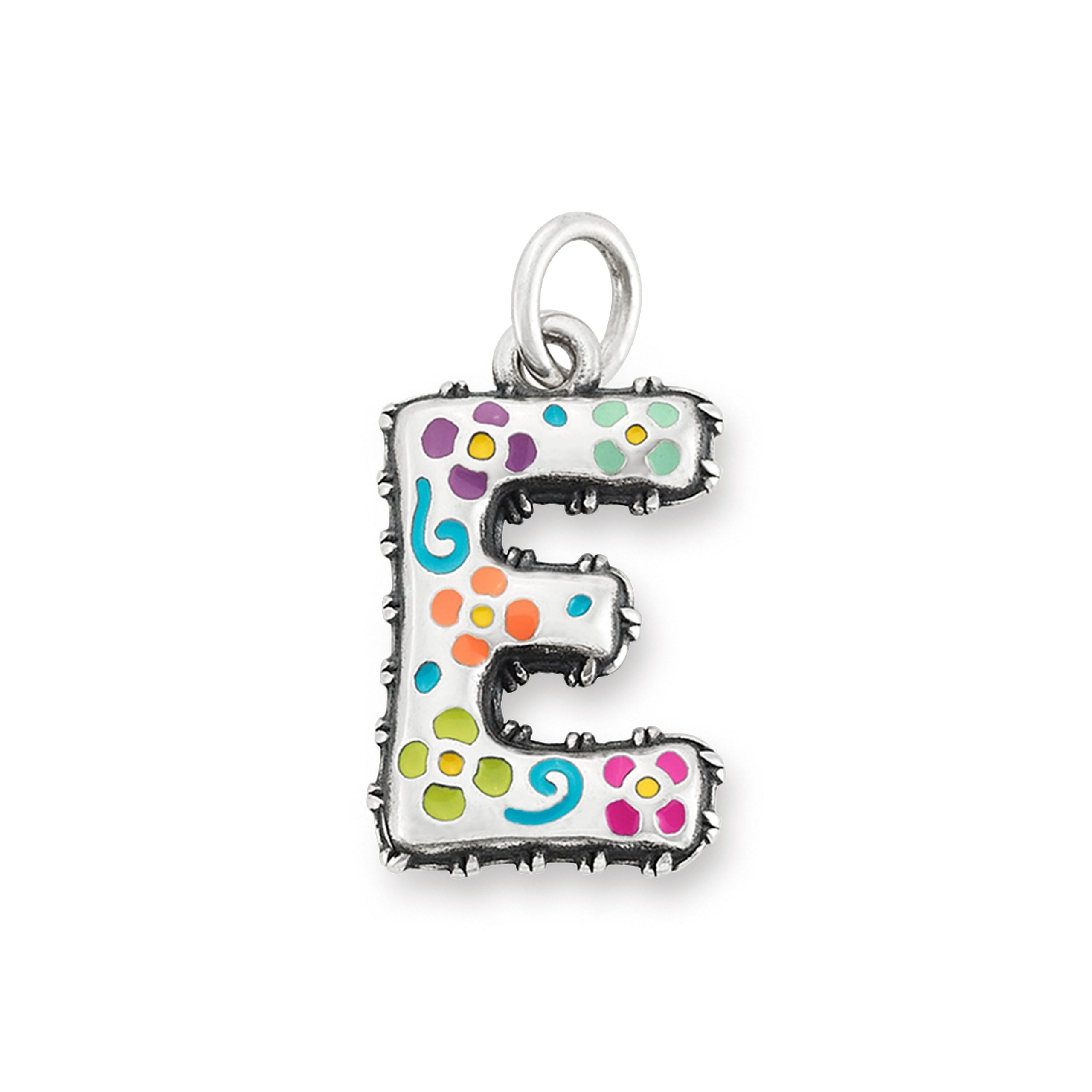 Enamel Consuela Floral Initial Charm - Image 6