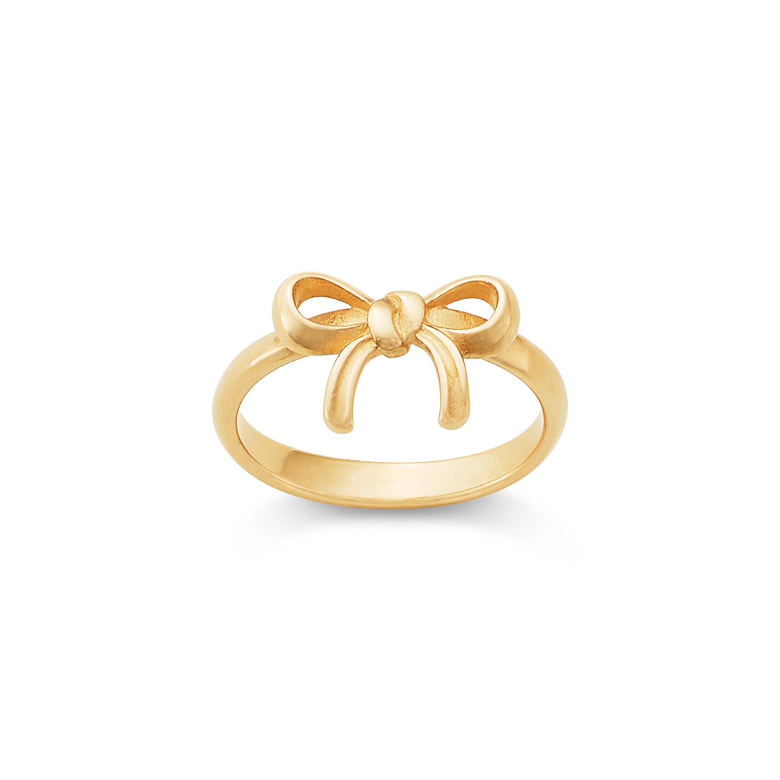 Delicate Bow Gold Ring - Image 2